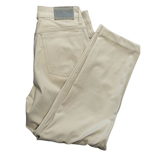 Closed Pedal Pusher Nylon Pants, Off White | Size 46 / US Medium / 29 - Picture 5 of 9